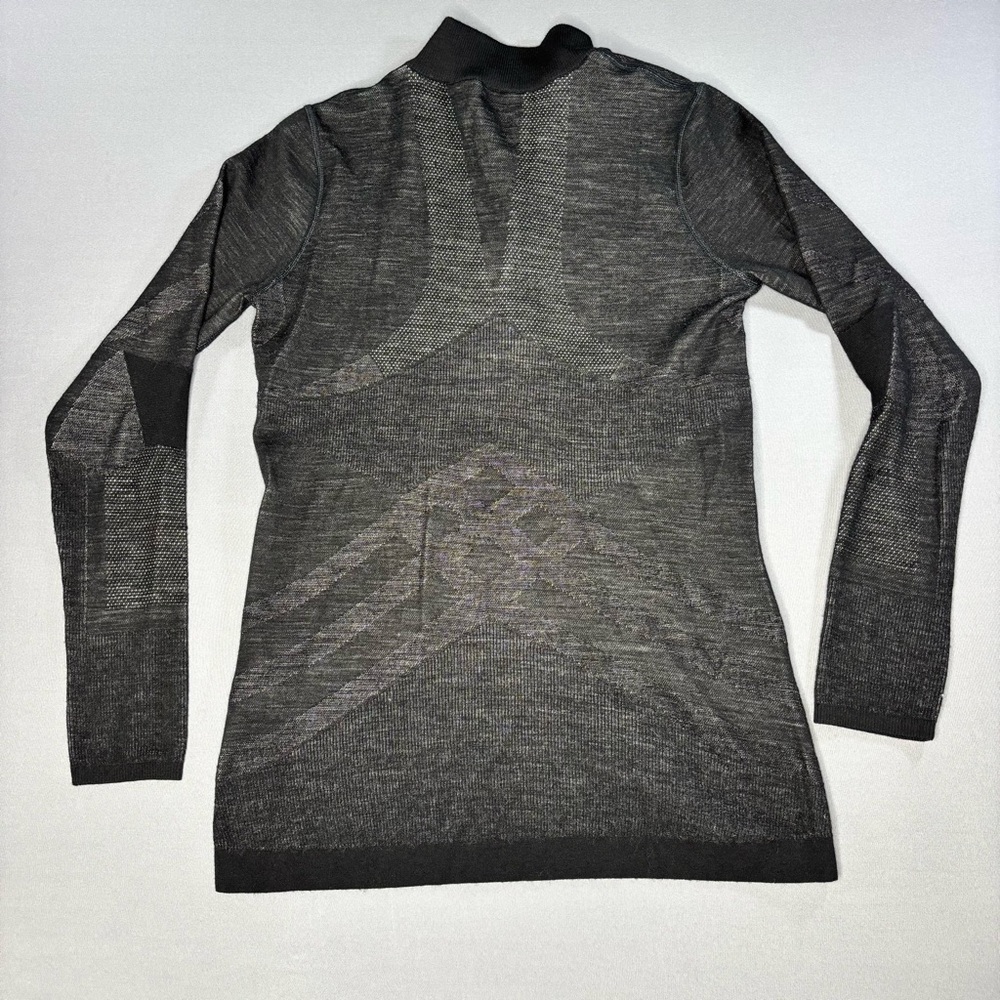 Smartwool Thermal Womens XL Merino Wool Base Layer Intraknit 1/4 Zip Pullover - Picture 2 of 9